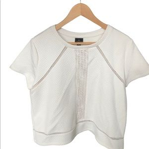 Worthington Textured Crop Top